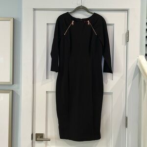 G.I.L.I. Ponte Knit Midi Dress (Lisa Robertson Era)
